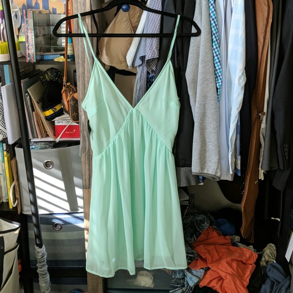Flowy Mint Green Dress